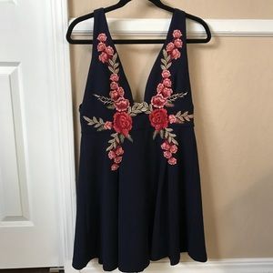 Navy blue dress